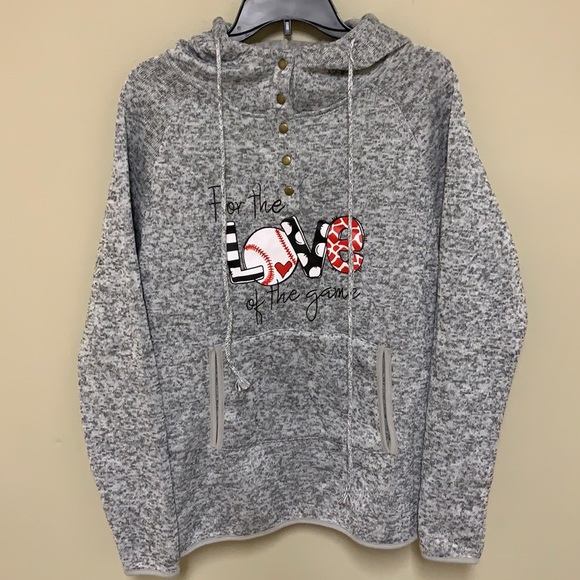 n/a Tops - For Love of the Game Sweatshirt. Baseball ⚾️❤️ XL